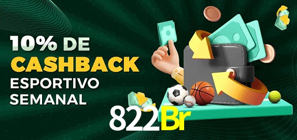 10% de bônus de cashback na 822Br